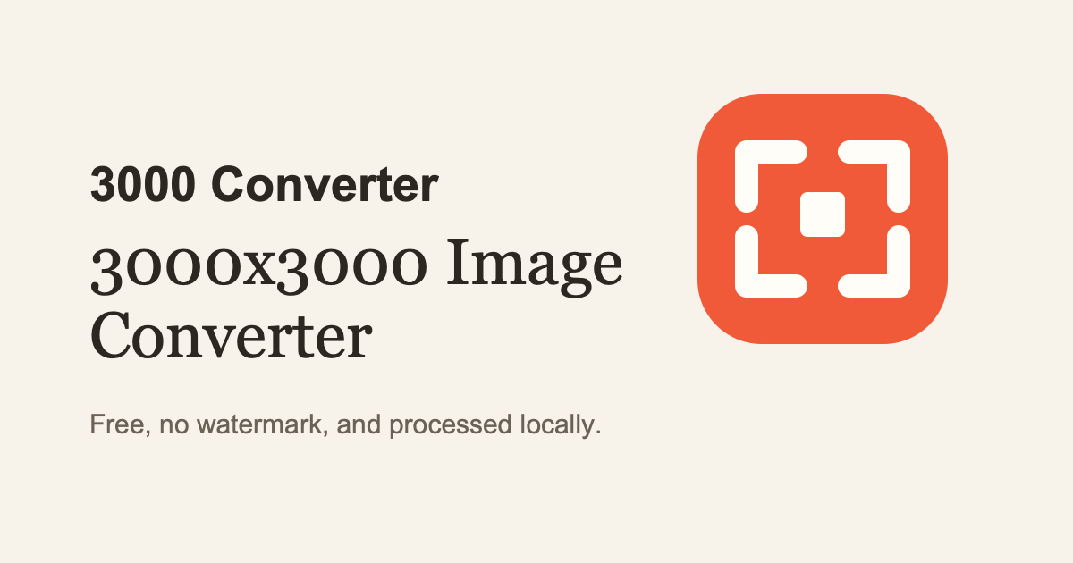 3000 Converter